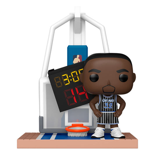 Figura Funko POP! Deluxe de Shaq con uniforme de Orlando Magic y canasta