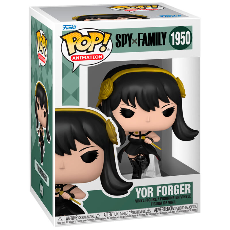 Figura Funko POP! de Yor Forger de Spy x Family con traje negro y detalles dorados - 2