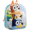 Mochila 3D de Bluey y Bingo en colores azul y naranja