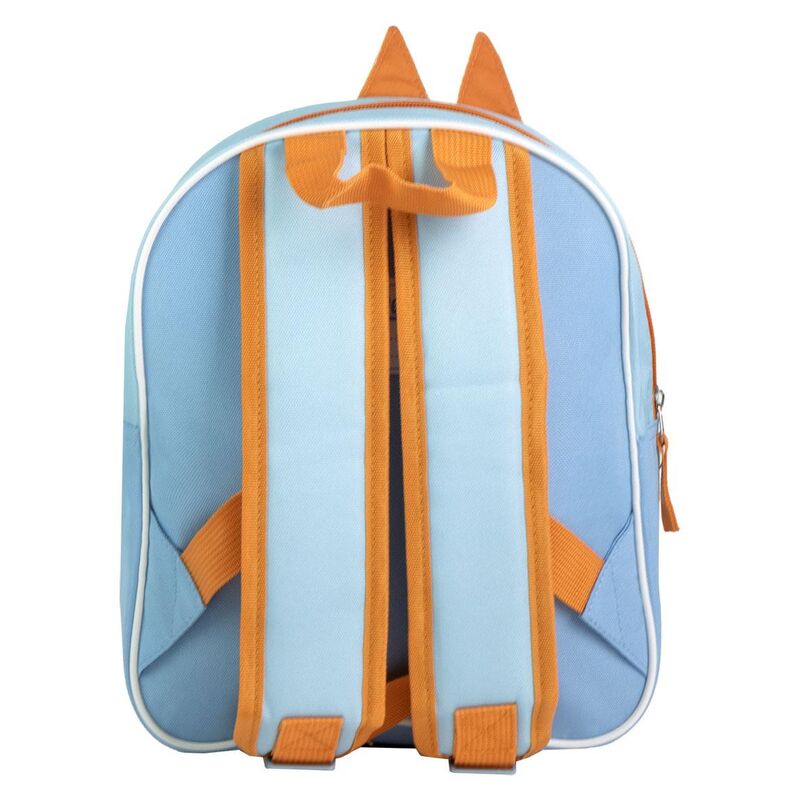 Mochila 3D de Bluey y Bingo en colores azul y naranja - 2