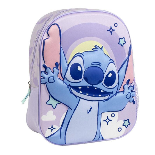Mochila 3D lila de Stitch Disney