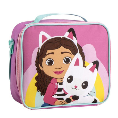 Bolsa térmica de merienda de La Casa de Muñecas de Gabby con Gabby y su gato