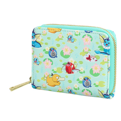 Cartera Pokémon Water Type LOUNGEFLY con estampado de Pokémon de tipo Agua - 3