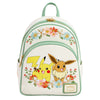 Mochila Loungefly de Pokémon con Pikachu, Eevee y flores