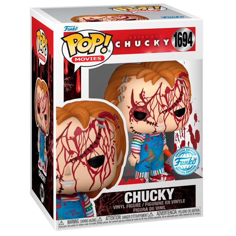 Figura Funko POP! Chucky Exclusive con martillo - 2