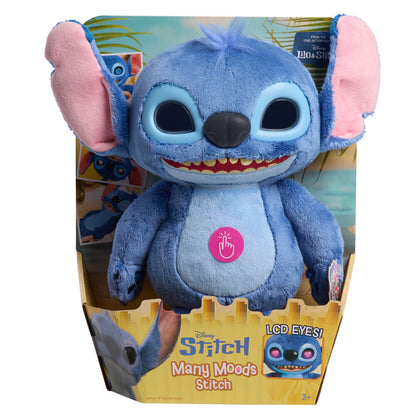 Peluche interactivo de Stitch Disney azul con ojos LED - 3