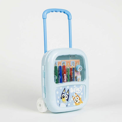 Trolley de papelería Bluey CERDÁ con lápices y rotuladores - 2