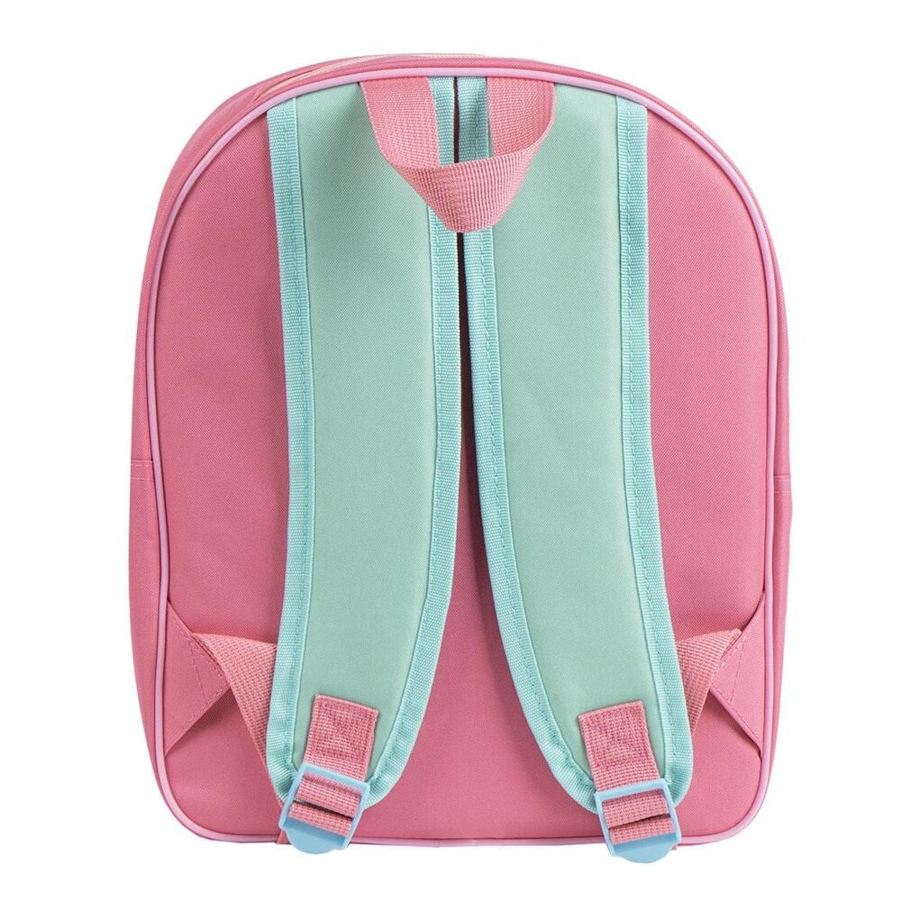 Mochila rosa de Hello Kitty con bolsillo frontal transparente - 2