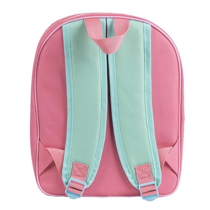 Mochila rosa de Hello Kitty con bolsillo frontal transparente - 2