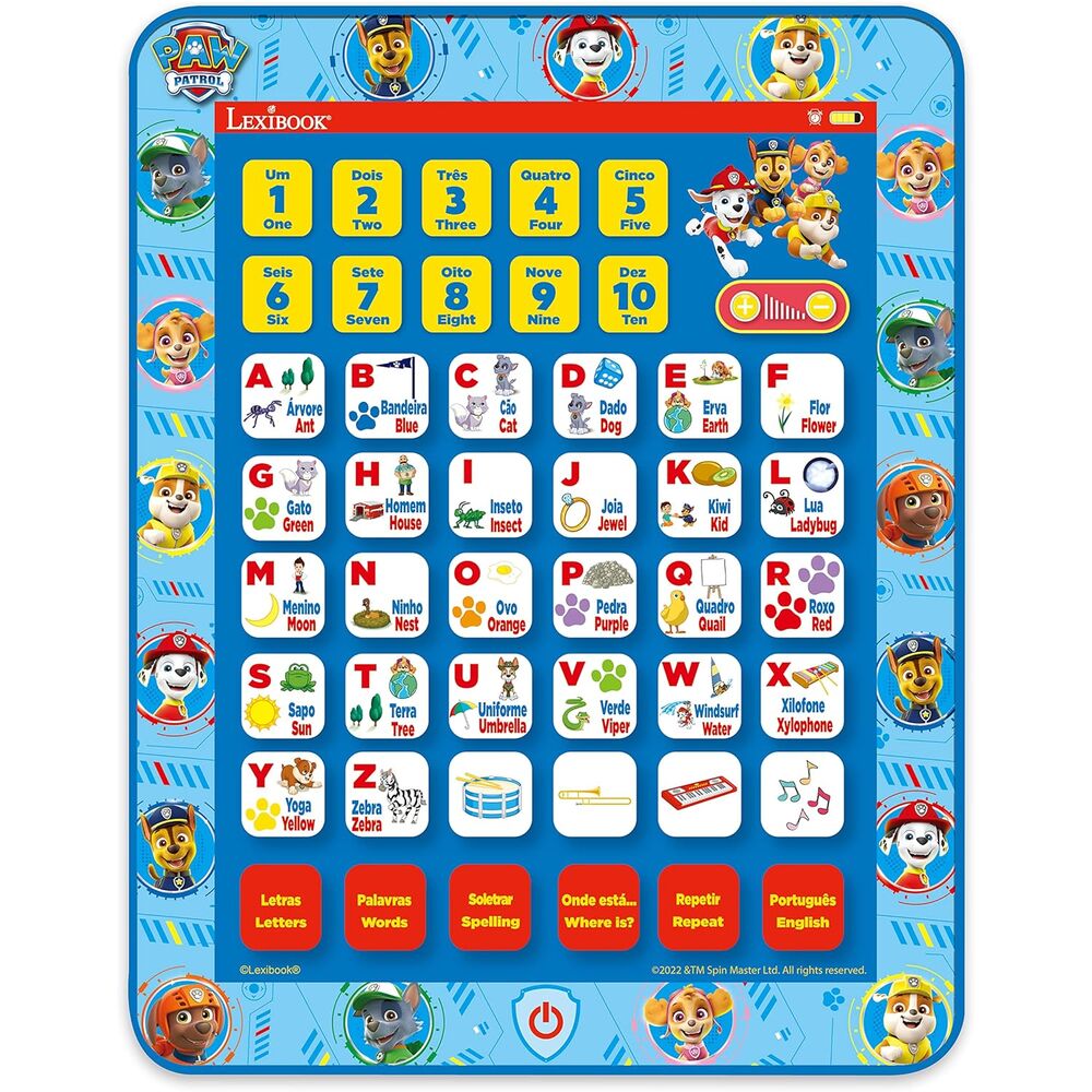 Tableta táctil parlante Lexibook de Paw Patrol