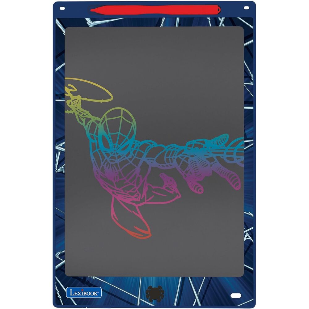 Pizarra LCD Spiderman Lexibook con lápiz y plantillas Marvel - 3