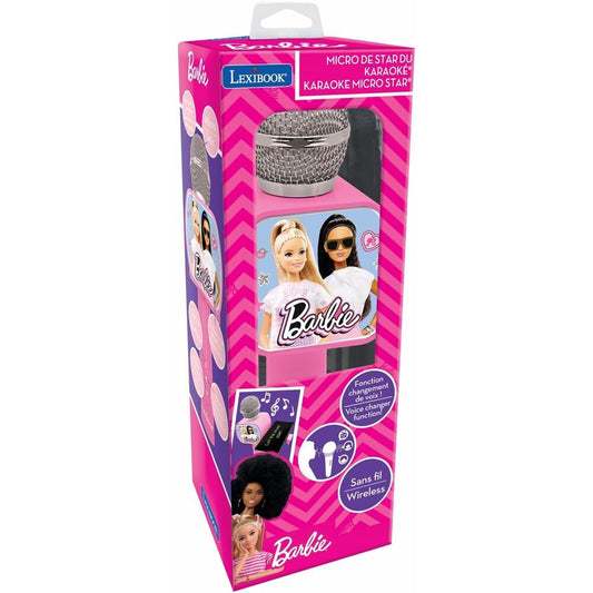 Micrófono de karaoke Barbie rosa LEXIBOOK - 4