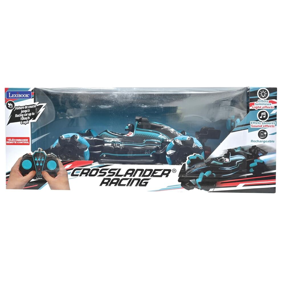 Coche teledirigido LEXIBOOK Crosslander negro y turquesa con mando - 2