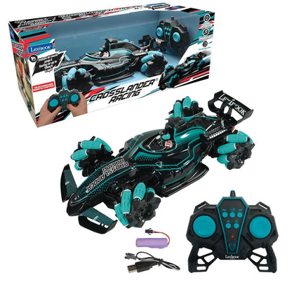 Coche teledirigido LEXIBOOK Crosslander negro y turquesa con mando