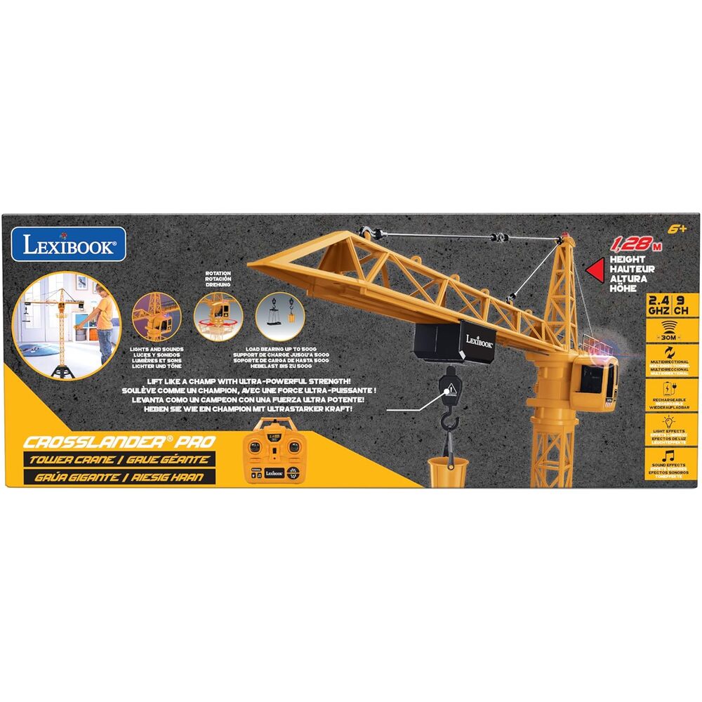 Grúa teledirigida Crosslander Pro Lexibook con mando, cubo y cesta - 5