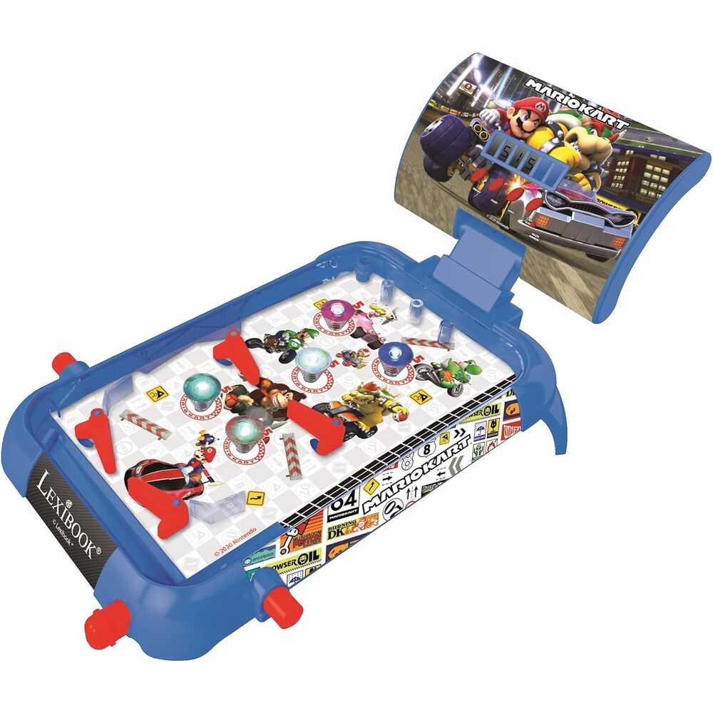 Pinball electrónico de mesa LEXIBOOK con diseño Mario Kart - 4