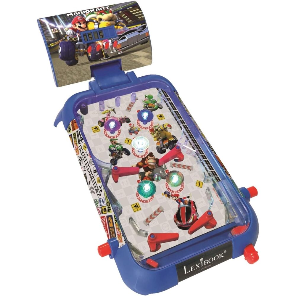 Pinball electrónico de mesa LEXIBOOK con diseño Mario Kart - 3