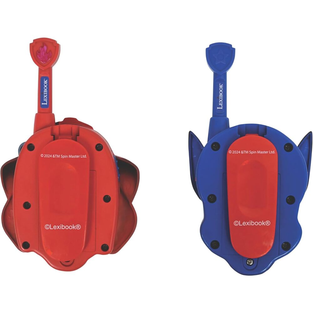 Walkie-talkies 3D de Patrulla Canina con diseños de Chase y Marshall - 2