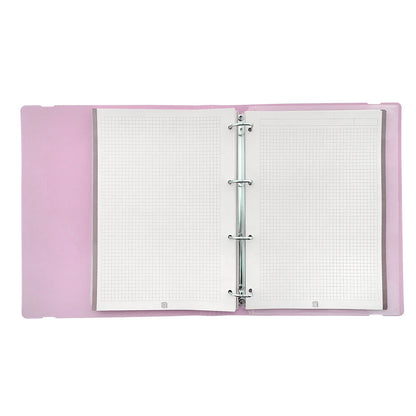 Carpeta rosa Majesty Capibara de Lovely Story con cuatro anillas - 2
