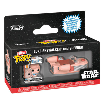 FUNKO Bitty Pop! Ride de Luke Skywalker con Speeder - 2