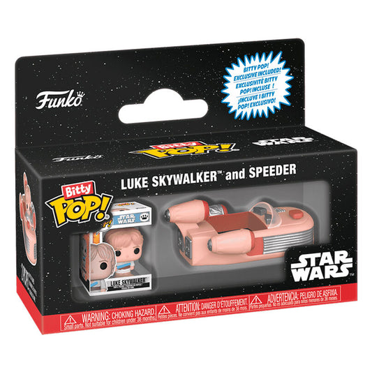 FUNKO Bitty Pop! Ride de Luke Skywalker con Speeder - 2