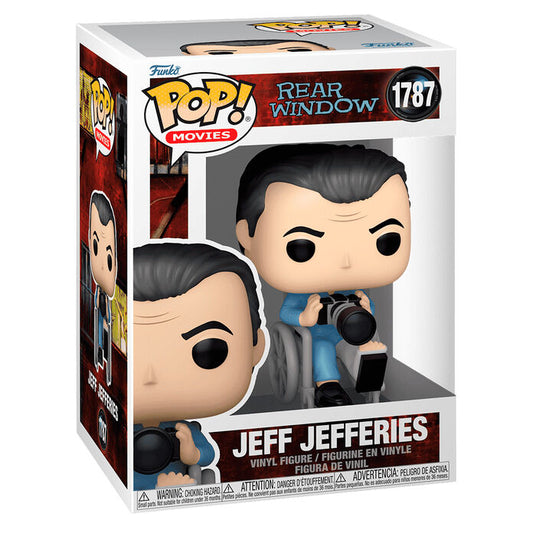 Figura Funko POP de Jeff Jefferies con cámara sentado en una silla de ruedas - 2