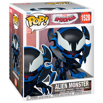 Figura Funko POP! Spider-Man Alien Monster negra y azul - 2