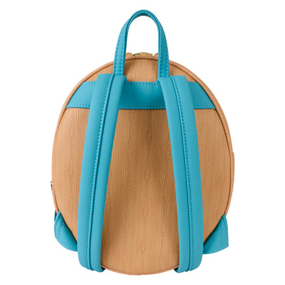 Mochila Cameo de Pinocho Disney Loungefly con personajes alrededor - 4