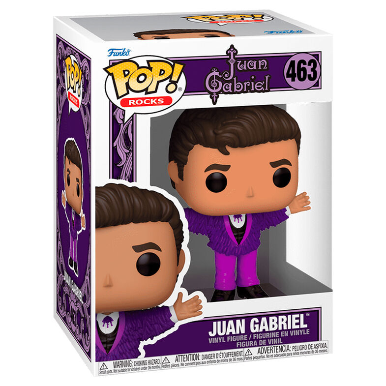 Figura Funko POP! de Juan Gabriel con traje morado - 2