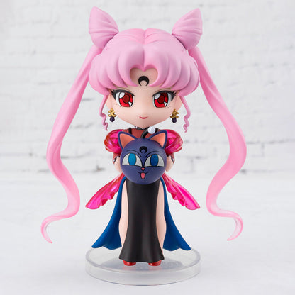 Figura Figuarts Mini de Black Lady con Luna sobre base transparente