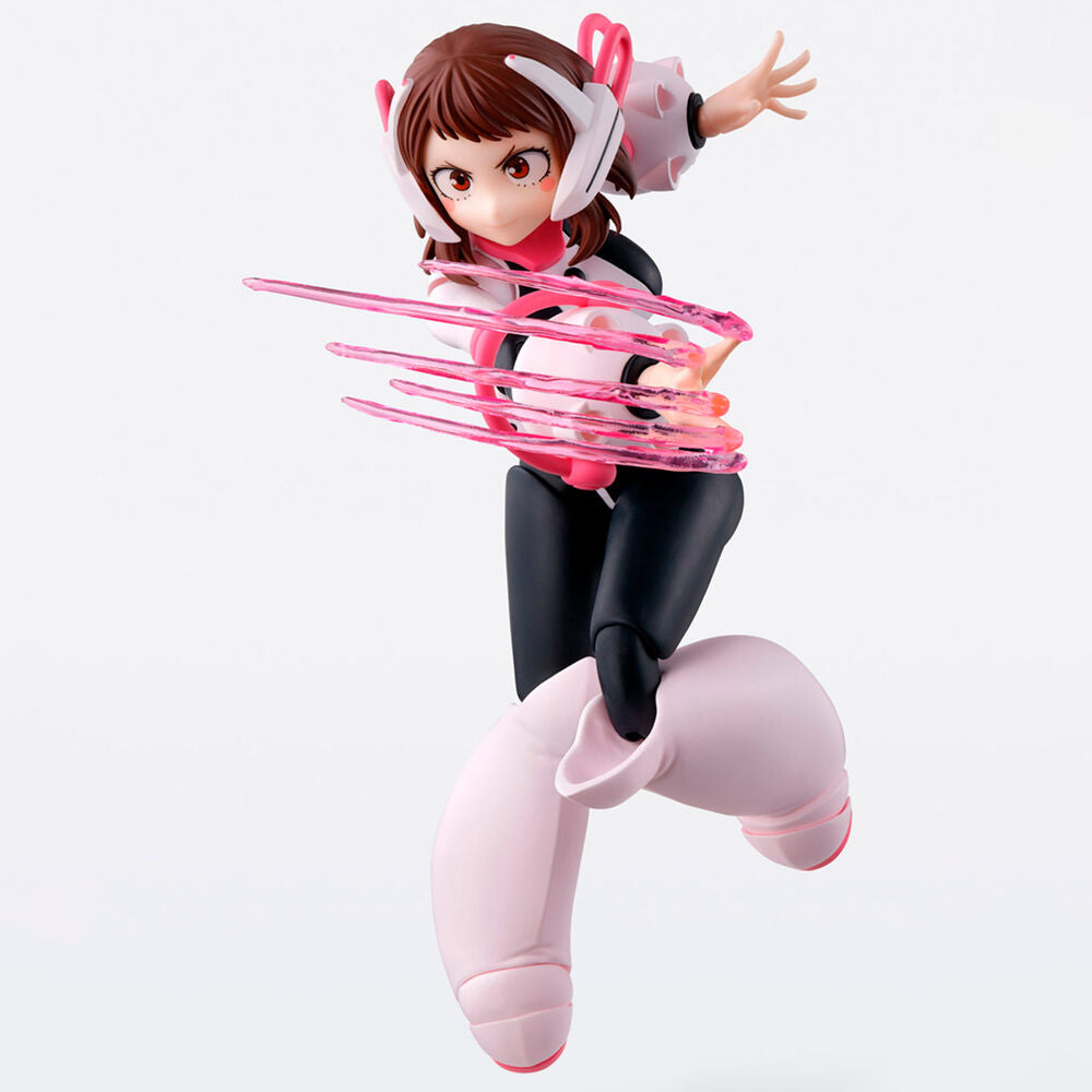 Figura articulada S.H.Figuarts de Ochaco Uraraka con efecto rosa