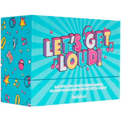 Caja del juego musical de cartas Let’s Get Loud!