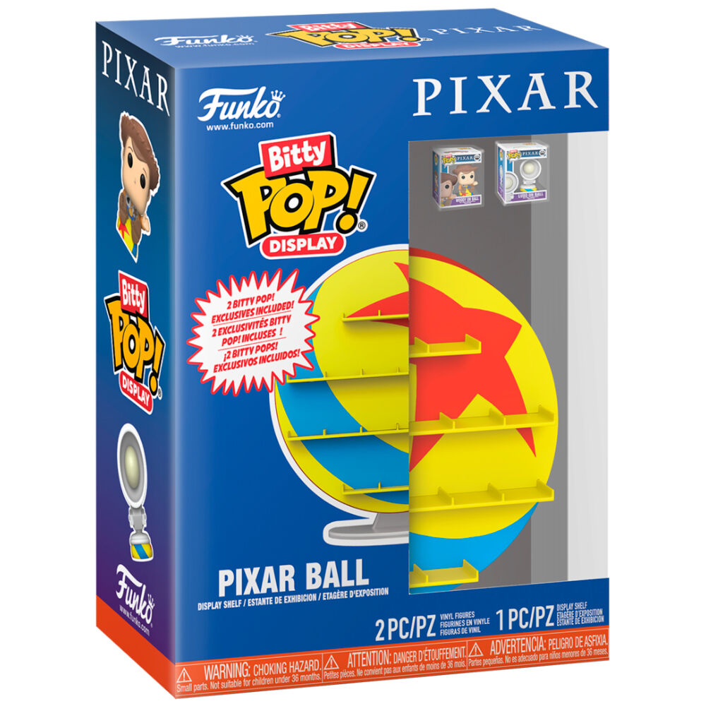 Expositor FUNKO Bitty POP! con diseño Pixar Ball y cuatro niveles - 2