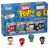 Blíster Funko Bitty Pop! Marvel Spider-Man con cuatro figuras