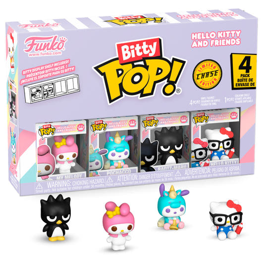 Blíster FUNKO Bitty POP! de Hello Kitty and Friends con cuatro figuras