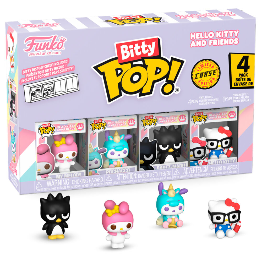 Blíster FUNKO Bitty POP! de Hello Kitty and Friends con cuatro figuras