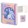 Cuaderno A5 de espiral Stitch Disney con diseño espacial