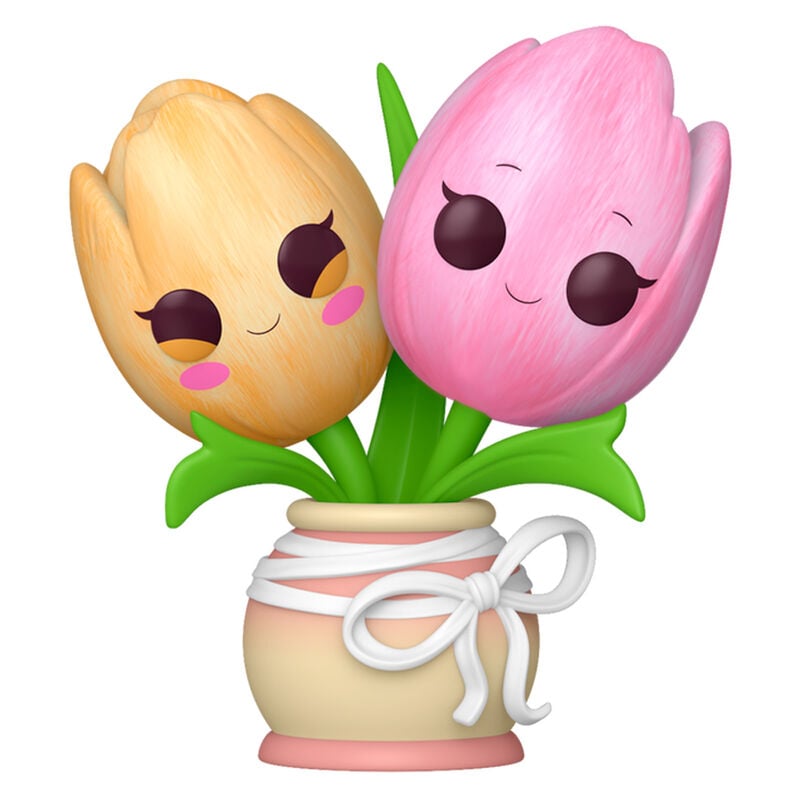 Figura FUNKO POP! Flora Tulip con dos tulipanes rosa y amarillo