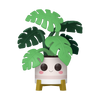 Figura Funko POP Flora Monstera con hojas verdes y tiesto de patas amarillas