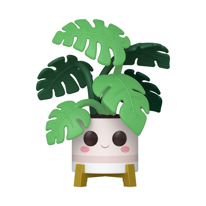Figura Funko POP Flora Monstera con hojas verdes y tiesto de patas amarillas