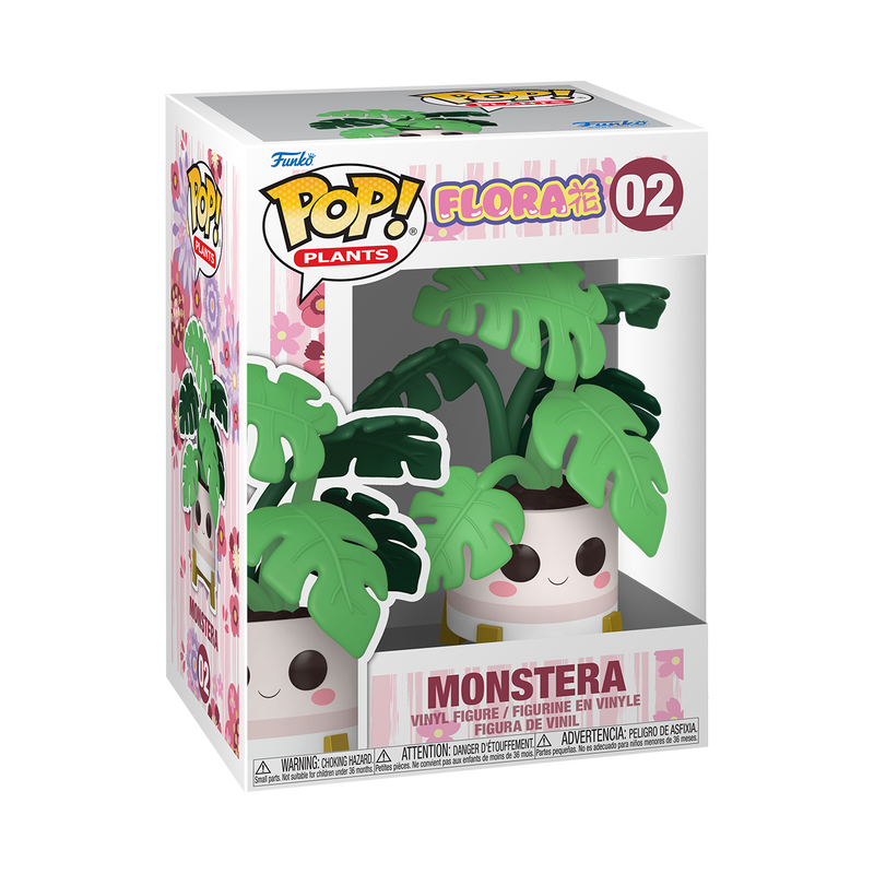 Figura Funko POP Flora Monstera con hojas verdes y tiesto de patas amarillas - 2