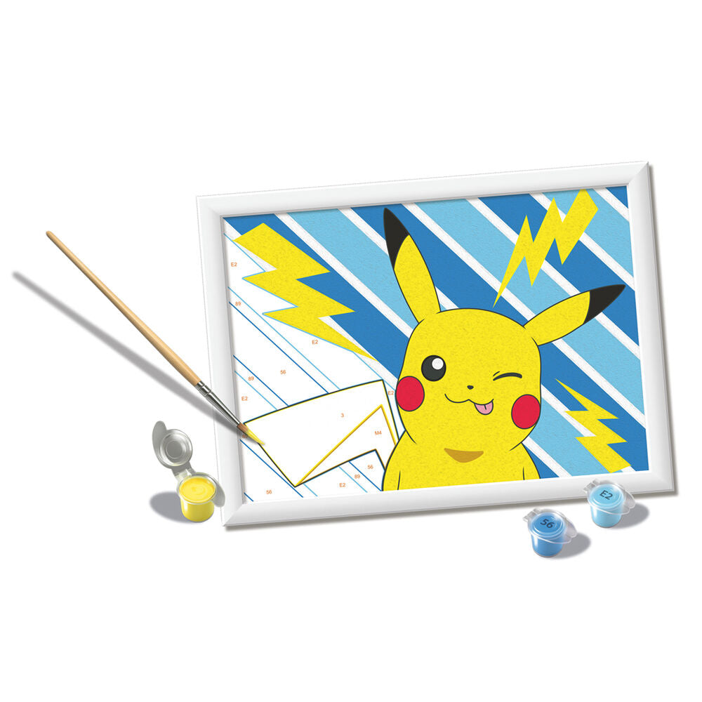 Kit Ravensburger CreArt de pintura por números con Pikachu Pokémon - 2