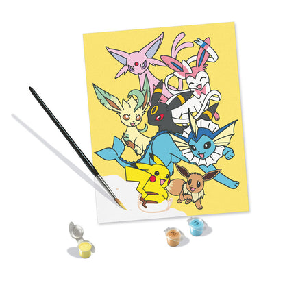 Kit de pintura Ravensburger CreArt Pokémon con Eevee y sus evoluciones - 2