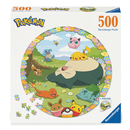 Puzzle Pokémon Ravensburger de 500 piezas con Pikachu y otros personajes