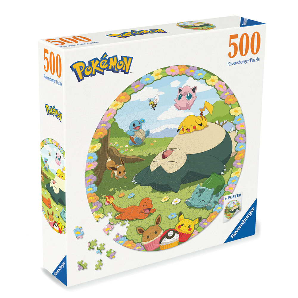 Puzzle Pokémon Ravensburger de 500 piezas con Pikachu y otros personajes - 2