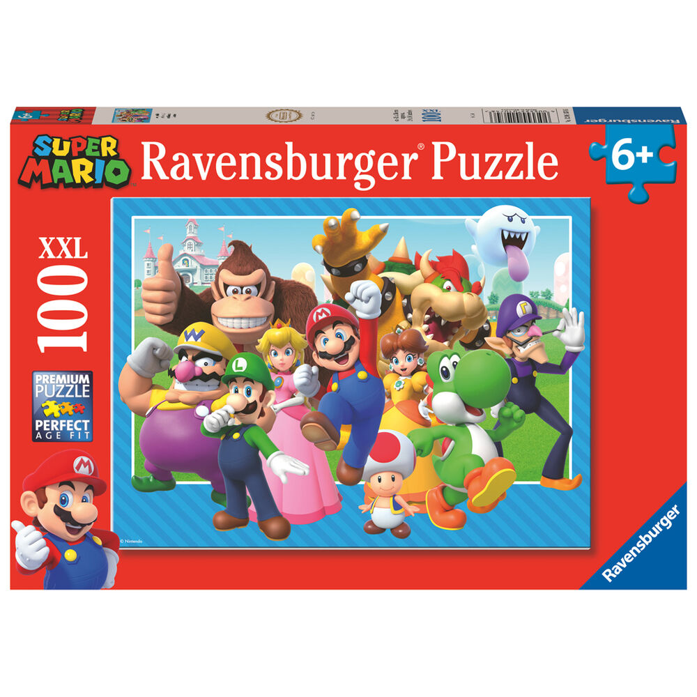 Puzzle XXL Ravensburger de Super Mario Bros de 100 piezas