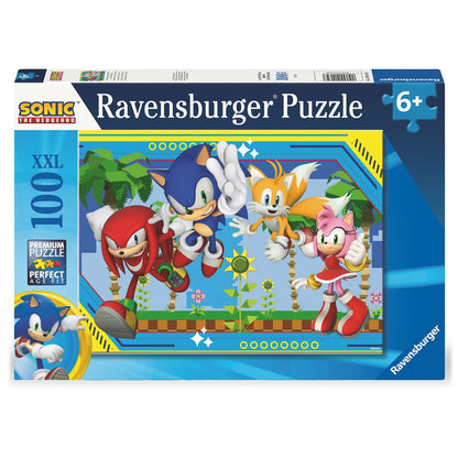 Puzzle Ravensburger XXL de Sonic the Hedgehog con Sonic, Knuckles, Tails y Amy