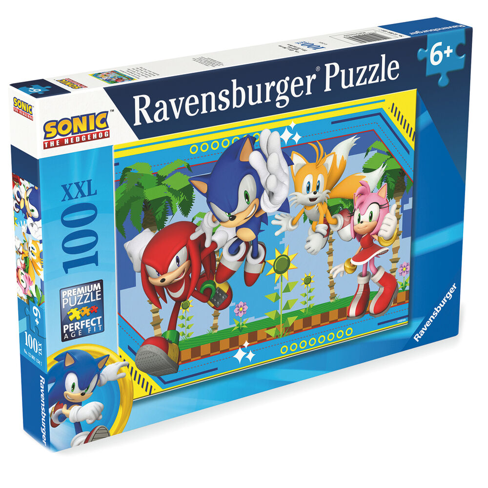 Puzzle Ravensburger XXL de Sonic the Hedgehog con Sonic, Knuckles, Tails y Amy - 2