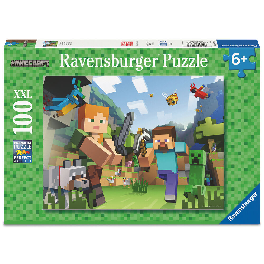 Puzzle Minecraft XXL Ravensburger de 100 piezas - 2