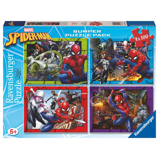 Pack de 4 puzzles Ravensburger de Spider-Man Marvel
